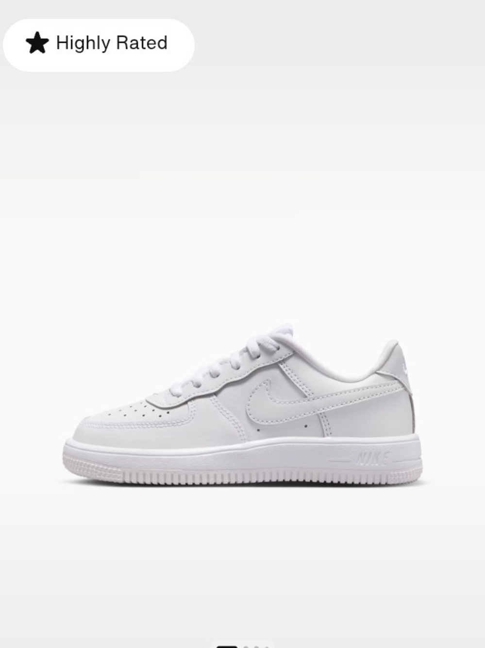 Nike Kids' White Low-Top Casual Sneakers